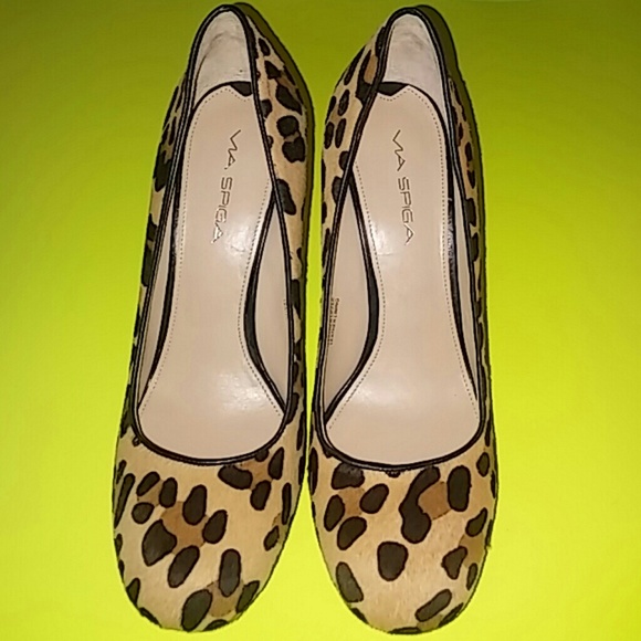Via Spiga Animal Print Pumps 8.5 M - Picture 4 of 8